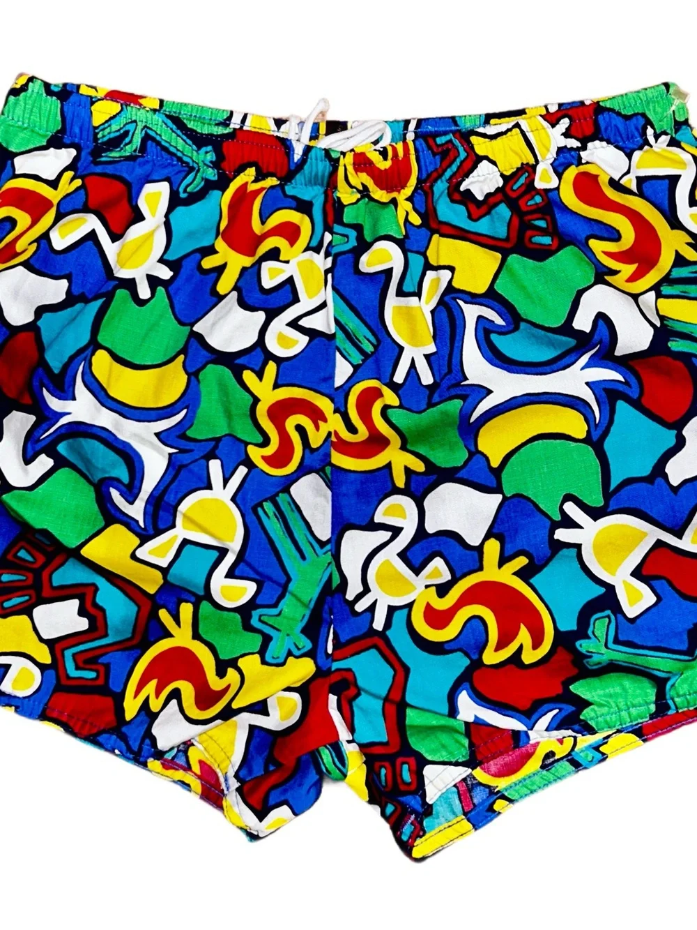 Sergio Valente ~ Men’s Large ~ USA ~ Vintage/ Retro ~ Multi-Colors ~ Swim Trunk